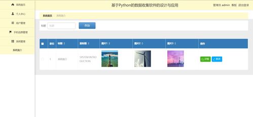 精品Python手机数据收集软件 爬虫可视化大屏与软件工程信息咨询